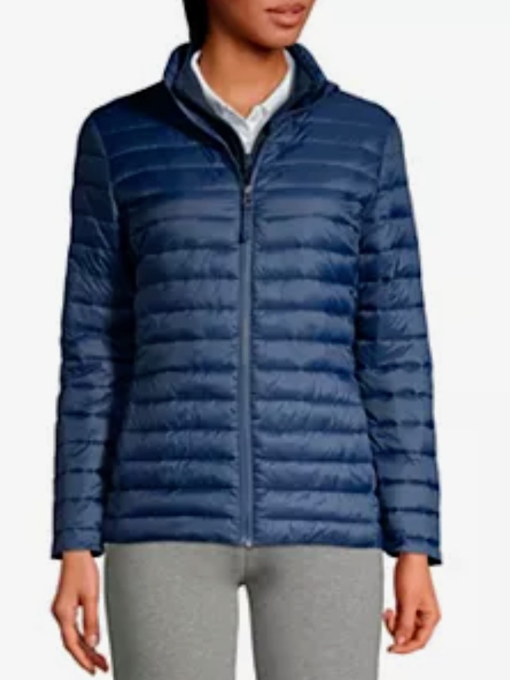 ZeroXposur Navy Blue Women's Packable Puffer Jacket